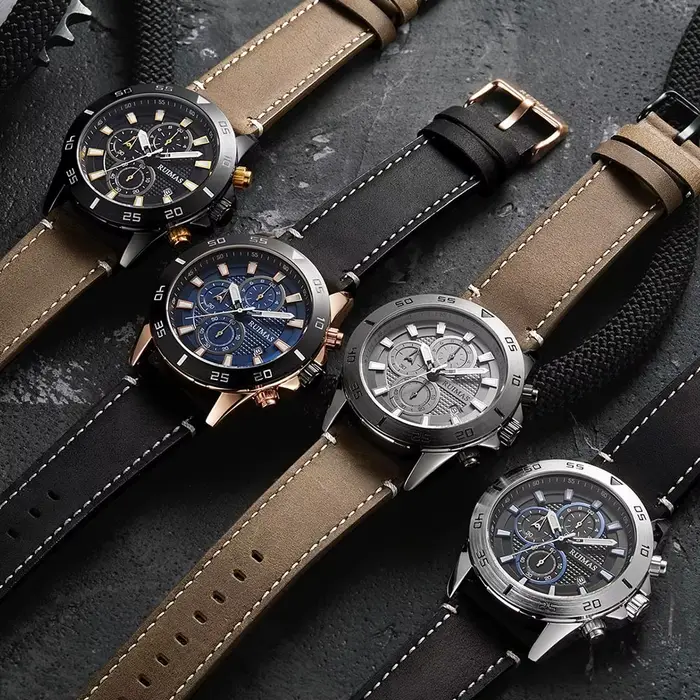 MEGIR & RUIMAS – montre à Quartz pour hommes