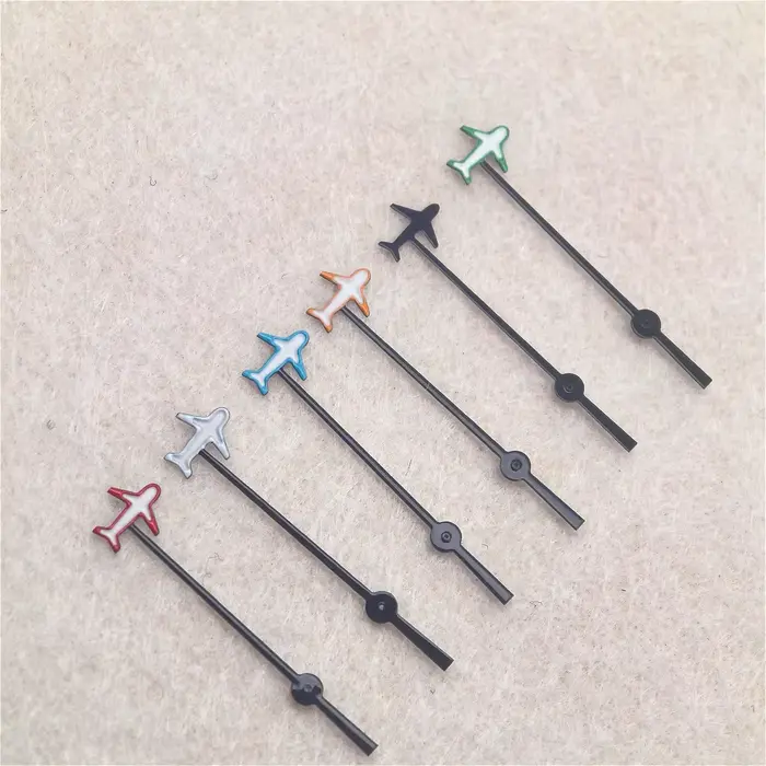 Pièces de Modification de montre de série de thème d'aviation de pilote d'occasion de forme d'avion avec des mouvements