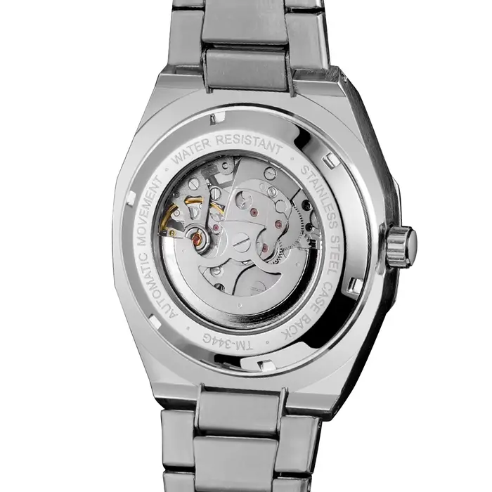 FORSINING mode automatique hommes montres haut de gamme mécanique Transparent étanche militaire en acier inoxydable