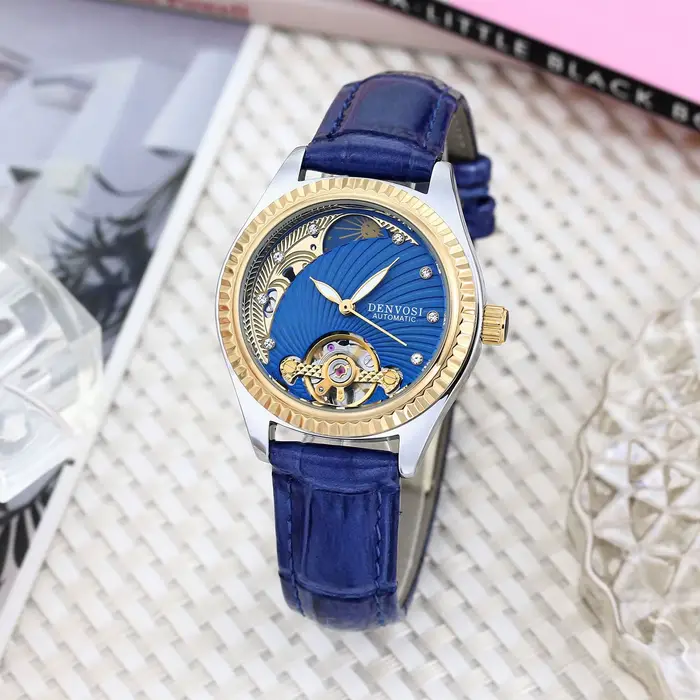 Montre mécanique automatique avec boîtier en acier de 40
