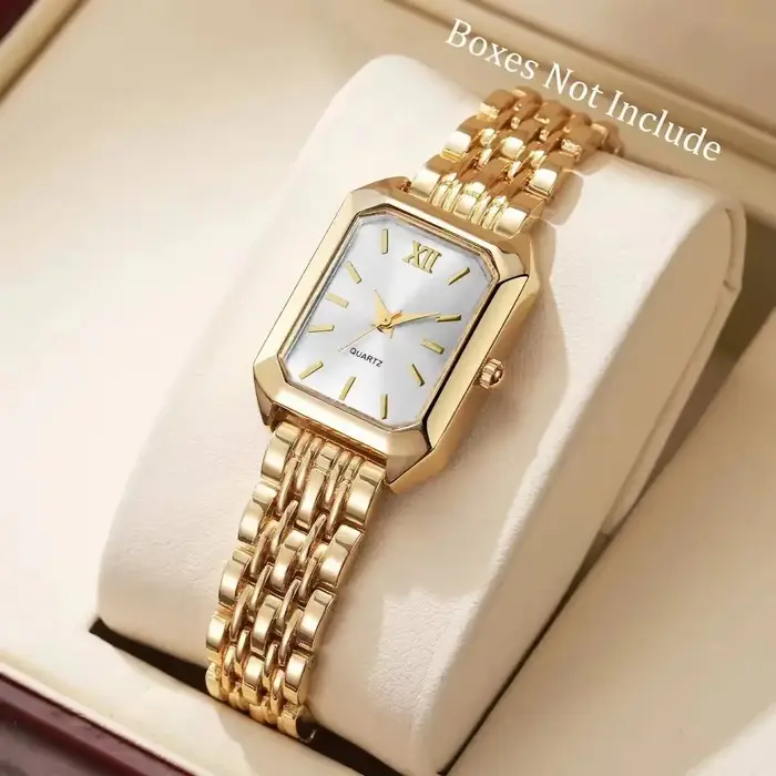 Montres rectangulaires élégantes pour femmes