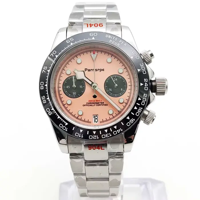 Parnsrpe-Montre à quartz chronographe VK64 pour homme