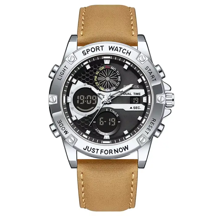 Montres militaires FOXBOX pour hommes, montres de sport originales de luxe, chronographe ​ Montre-br