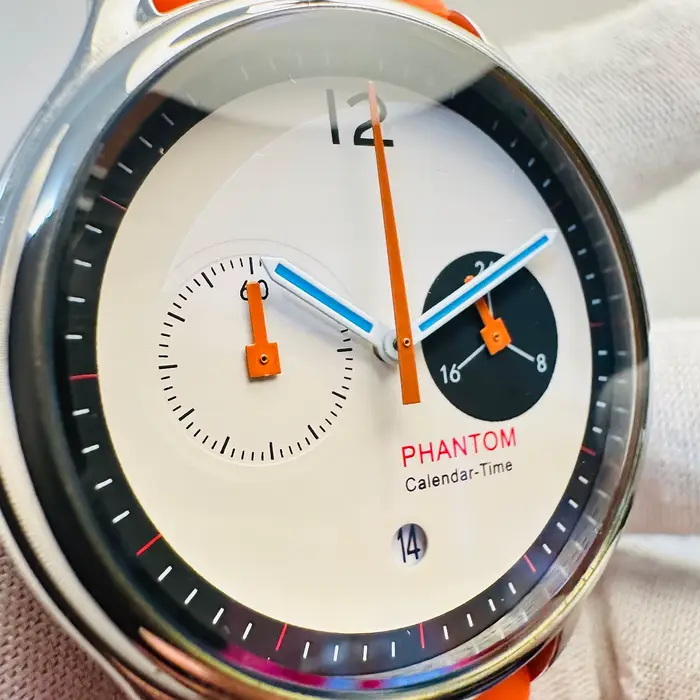 Montre PHANTOM Sport Chrono acier inoxydable avec chronographe et calendrier pour hommes occasions sportives et quotidiennes