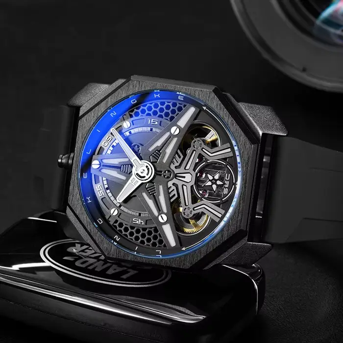 Montre automatique pour hommes de marque supérieure montres mécaniques de luxe