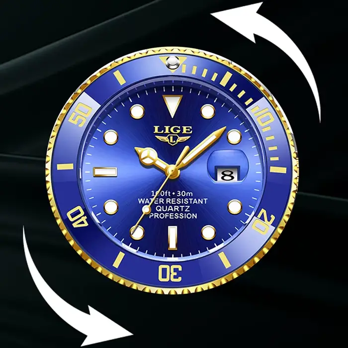 Montre homme LIGE, design original