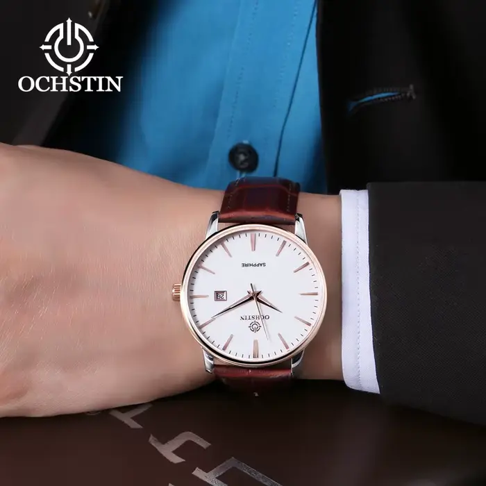 Montres de luxe OCHSTIN couple quartz saphir étanches pour hommes et femmes occasions spéciales romantiques cadeau Saint Valentin