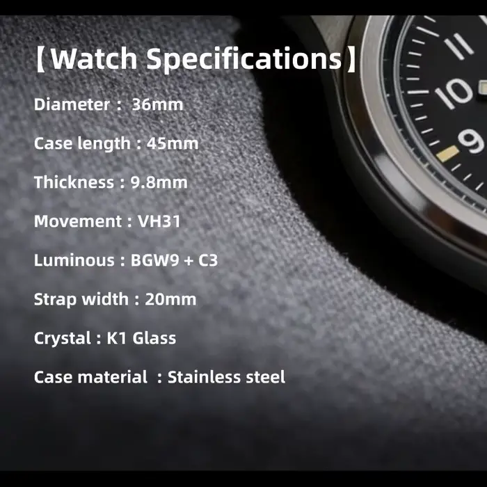 MILITREK MT9003 BGW9 C3 montre à quartz lumineuse pour hommes