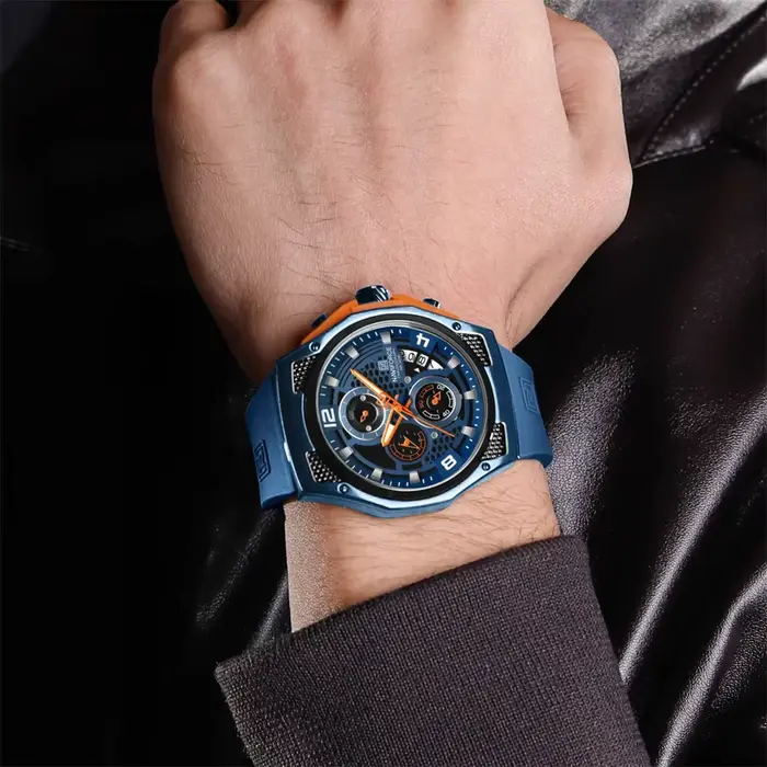 Montre-bracelet de sport à quartz étanche pour homme