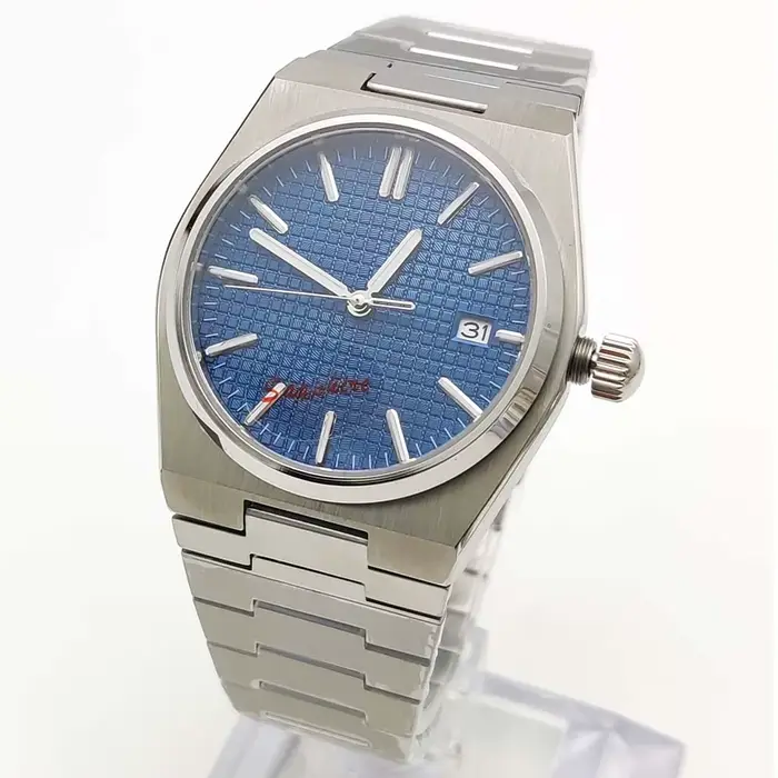 Montre-bracelet mécanique automatique pour homme, bracelet en acier inoxydable, résistant à l'eau, s