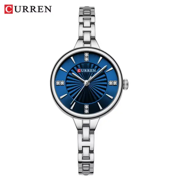 CURREN 9097 montre à Quartz décontractée pour femmes élégant Design Simple étanche bracelet en acier