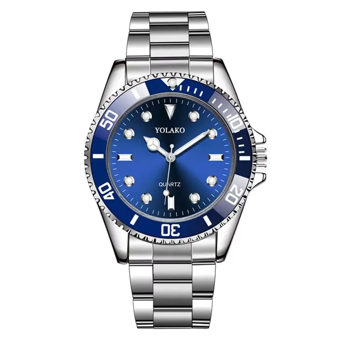 Montre de Luxe en Acier à Quartz pour Homme Style Fashion Casual Occasions Affaires Sport