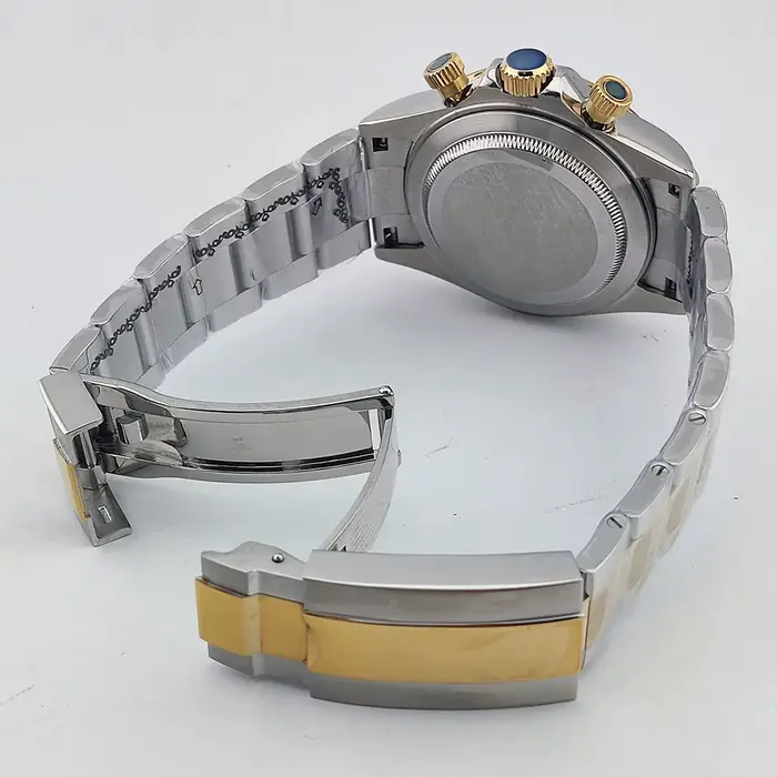 Montre OUMASHI en acier inoxydable avec chronographe résistante à l'eau pour hommes occassions spéciales