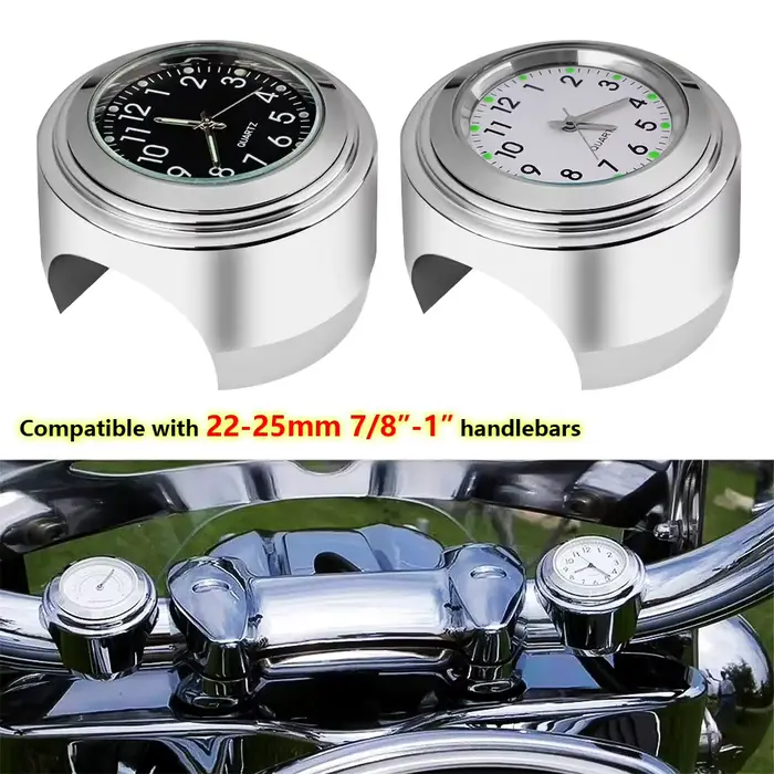 Montre de moto étanche avec jauge de température en aluminium pour motards et amoureux de la route occasions spéciales