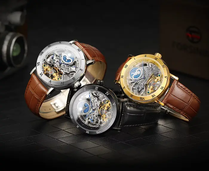 SKROX Gstuff-Montre mécanique étanche pour homme