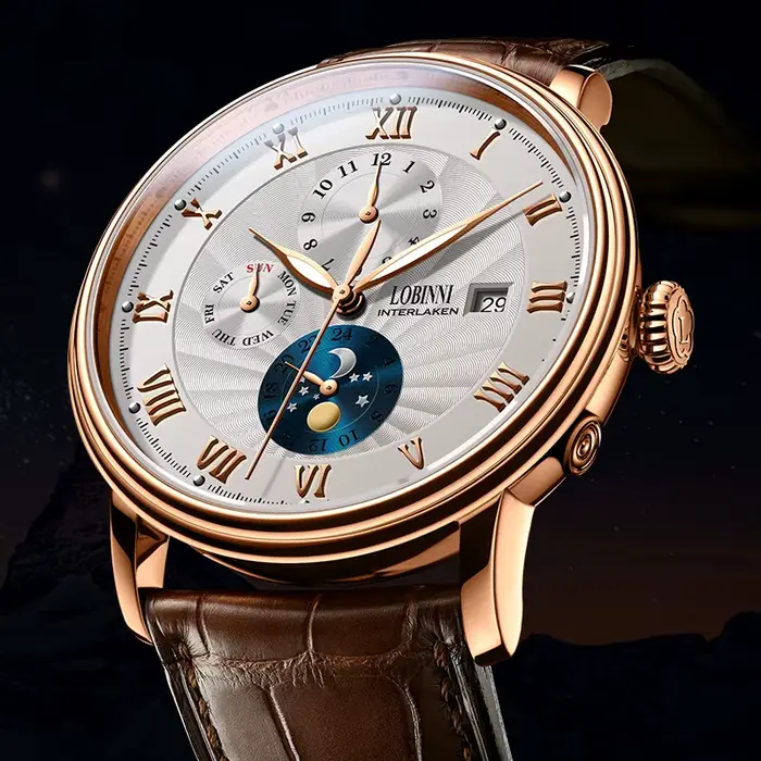 LOBINSettlement-Montre-bracelet de marque de mode pour hommes
