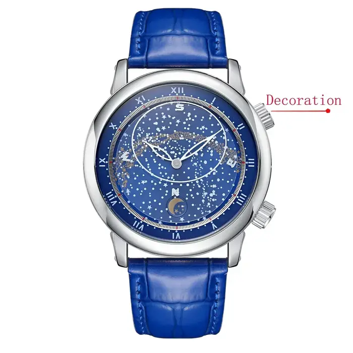 Montre PAULAREIS P Mécanique en Alliage avec Bracelet en Cuir pour Homme Occasions Spéciales Élégante et Précise