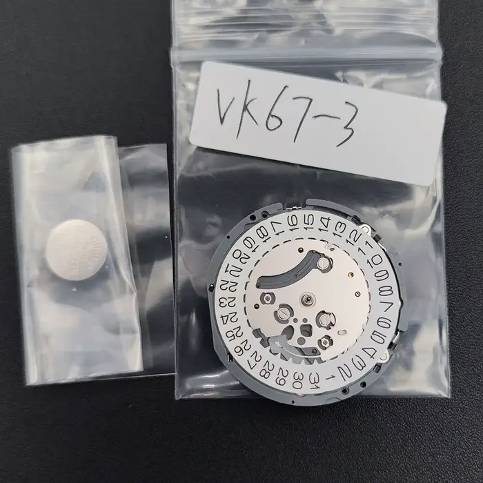 Véritable montre à Quartz multifonctionnelle TMI VK67A