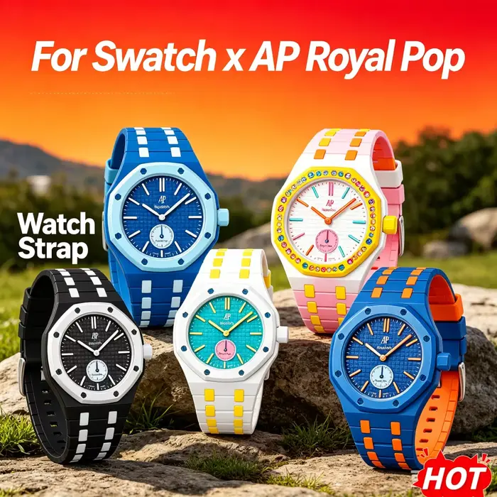 Kit de modification en céramique pour montre Swatch x AP Royal POP Bioceramic