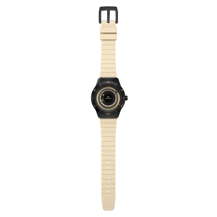 Montre à bille magnétique Daniel Gorman édition limitée pour hommes design science fiction affichage rotatif résistance à l'eau silicone bracelet laiton boîtier quartz