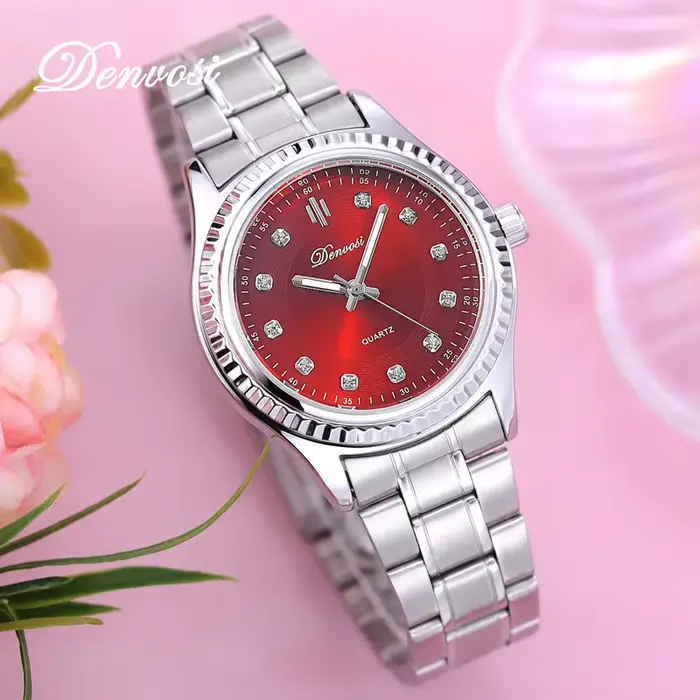 Nouvelle montre à quartz pour femmes Simple et mode décontracté lumineux étanche en métal dames montre-bracelet