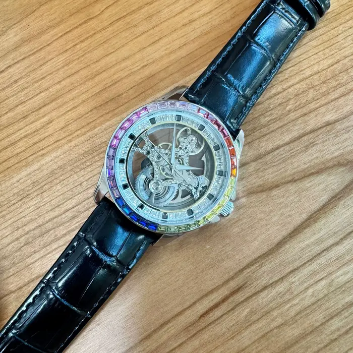 Montre automatique squelette de luxe AOKULASIC pour homme