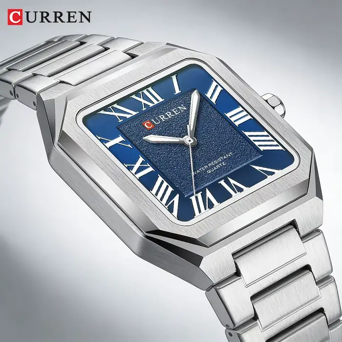 Montre carrée pour homme CURREN