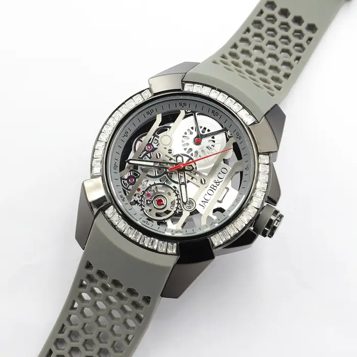 Montres de marque Jacob & Co de qualité supérieure pour hommes avec cadran spécial diamanté