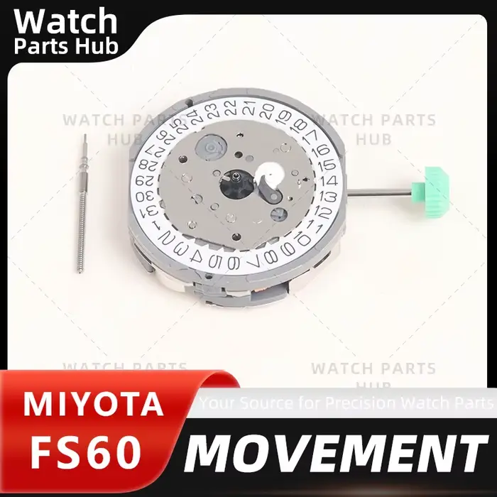 Nouveau mouvement à Quartz Miyota FS60, Date à 3 mouvements électroniques multifonctionnels, 6 aigui