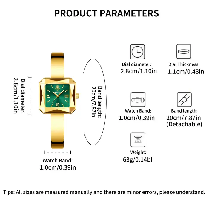 Montre-bracelet pour femme de la marque Yalalusi avec cadran carré : un cadeau sophistiqué pour les occasions décontractées ou professionnelles reloj