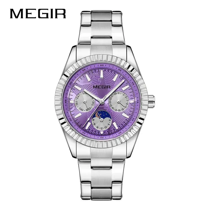 Montre chronographe à quartz pour homme MEGIR 1102