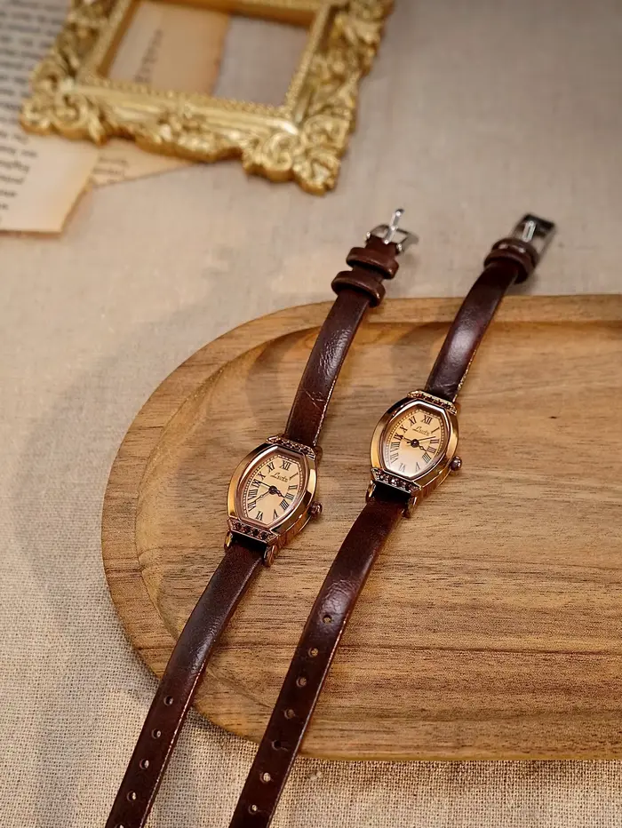 Montre Vintage décontractée et élégante pour femmes