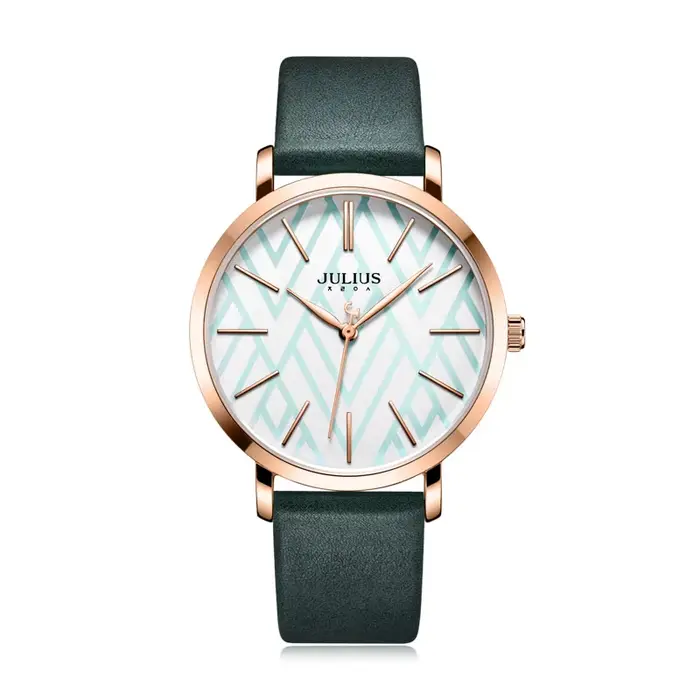 Montre en cuir PU pour femmes