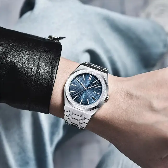 Montre à Quartz de Luxe pour Homme