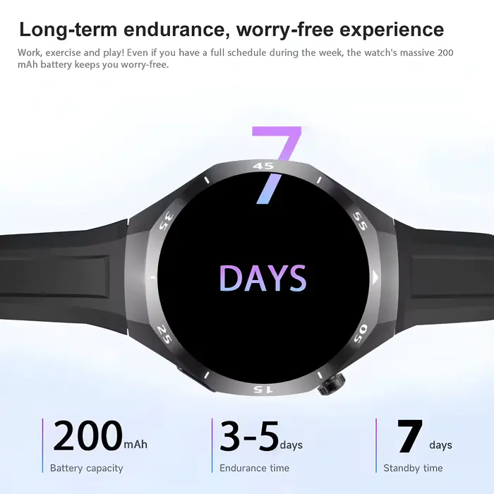 Montre intelligente 5 Pro GPS NFC Smartwatch hommes 360*360 AMOLED écran moniteur de fréquence cardiaque Bluetooth