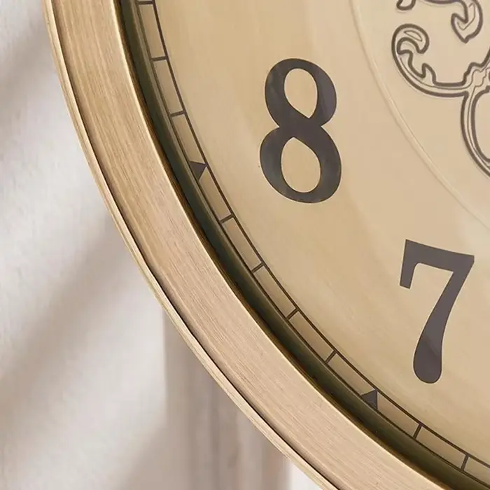 Horloge murale double face pour salon