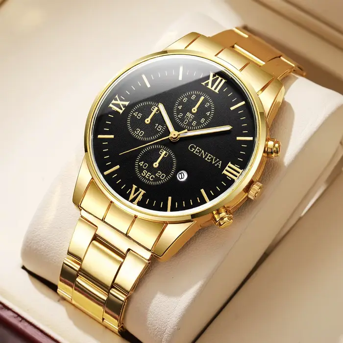 Montre pour homme avec bracelet en acier