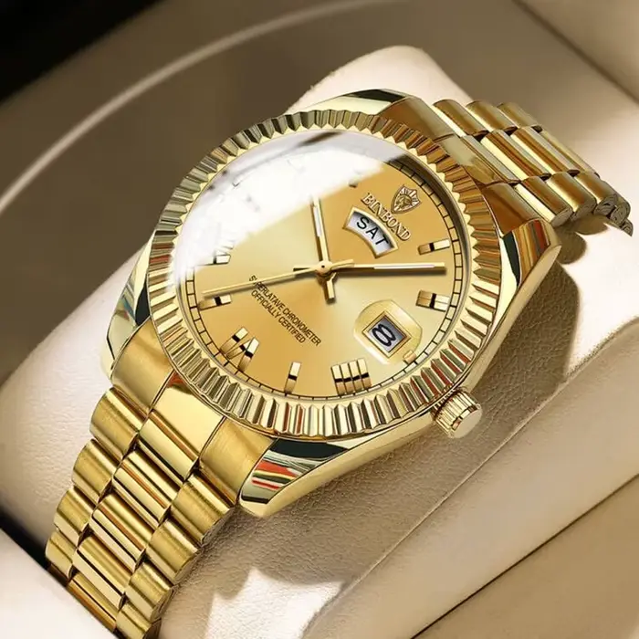 BINBOND marque hommes affaires sport montre à Quartz classique étanche calendrier lumineux horloge créative mâle montre-bracelet personnalisée