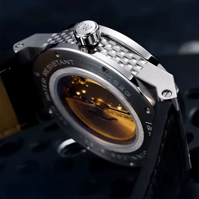 IW – montre en cuir pour hommes