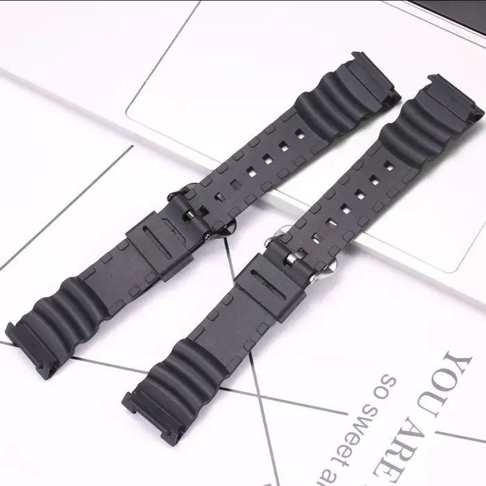 Bracelet de montre en résine pour Casio SGW-100-1V SGW-200 série Concave sport
