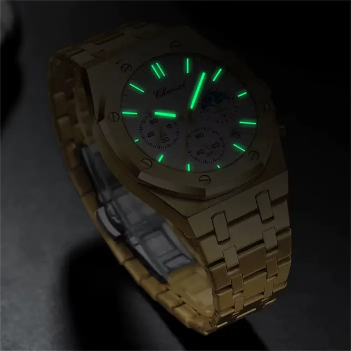 CHENghts-Montre de sport à quartz de luxe pour homme