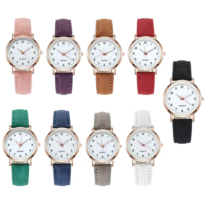Montres à quartz brillantes pour femmes