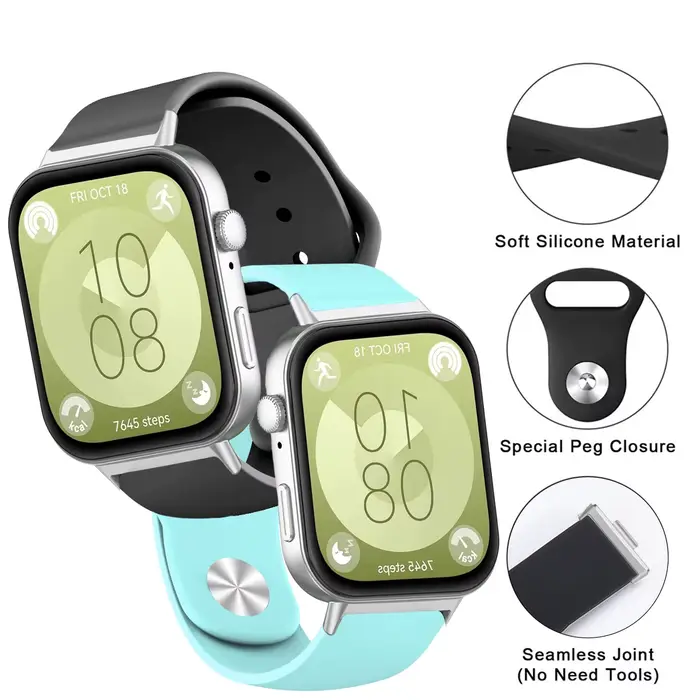 Bracelet de sport en silicone pour montres connectées Huawei Watch Fit5