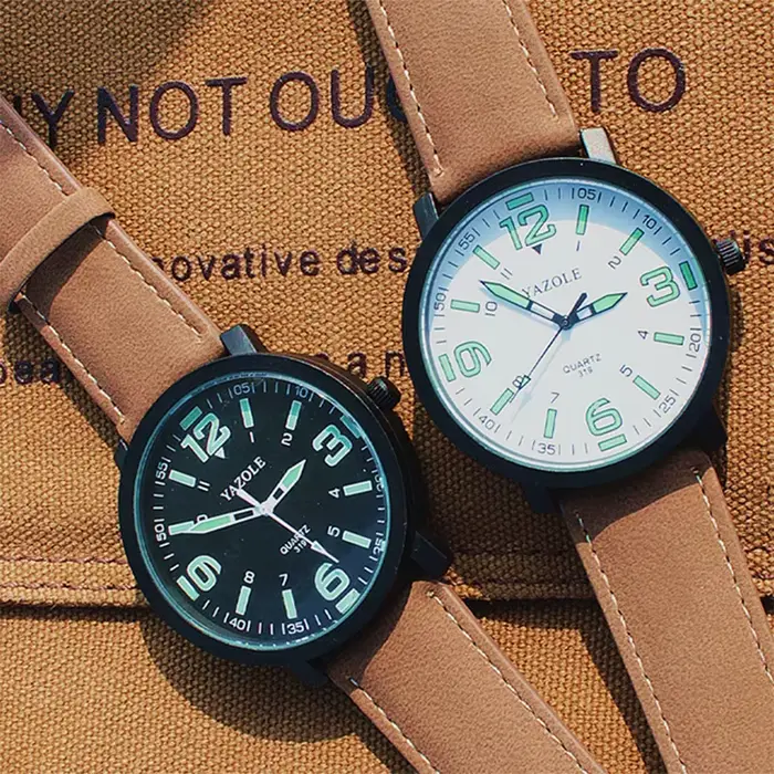 Montres à quartz étanches pour hommes