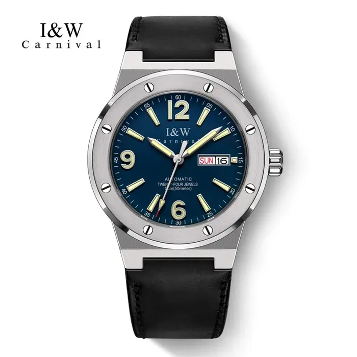 Montre mécanique de luxe de la série haut de gamme Carnival Brand IW