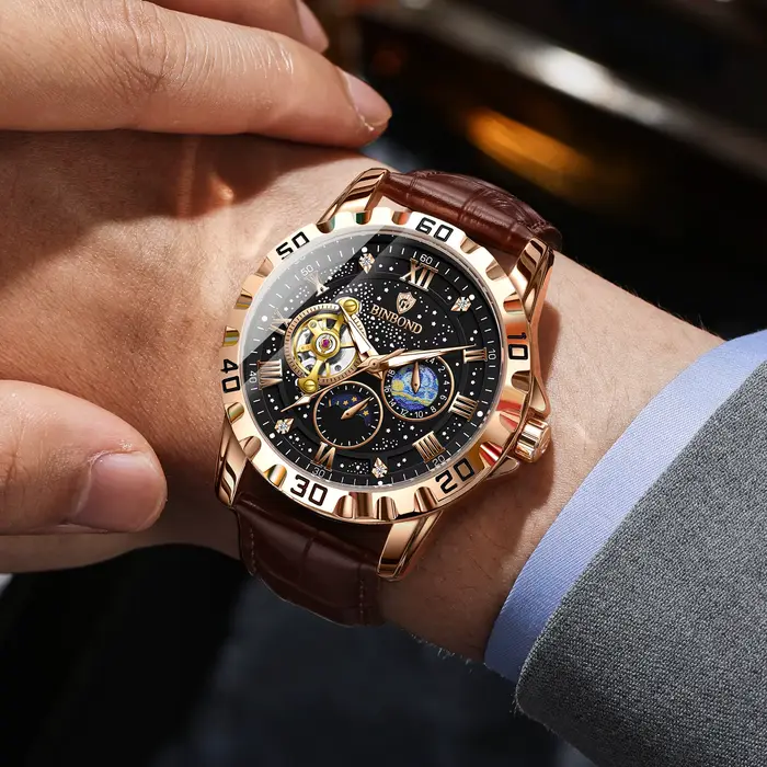 Montre automatique pour homme BINBOND