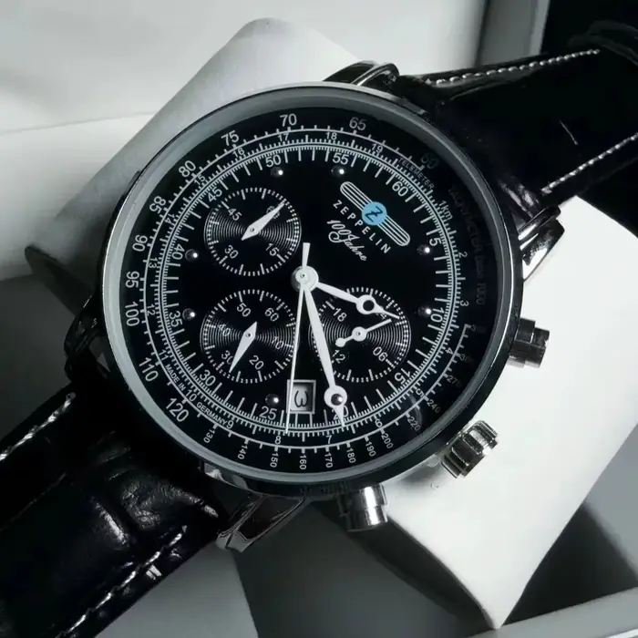 Nouvelle montre Zeppelin classique rétro automatique avec date pour homme
