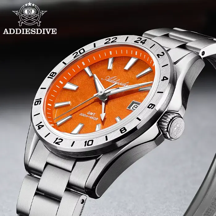 ADDIESDIVE – montre de luxe suisse Ronda GMT