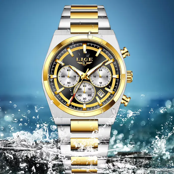 Montre chronographe pour homme LIGE