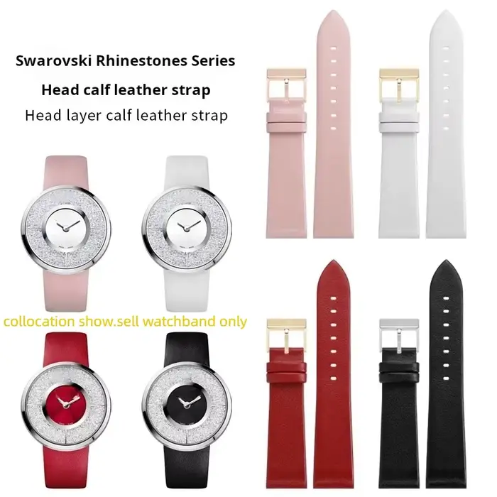 Bracelet de montre en cuir de vache souple pour femme, élégant et polyvalent pour toutes les occasions spéciales et quotidiennes